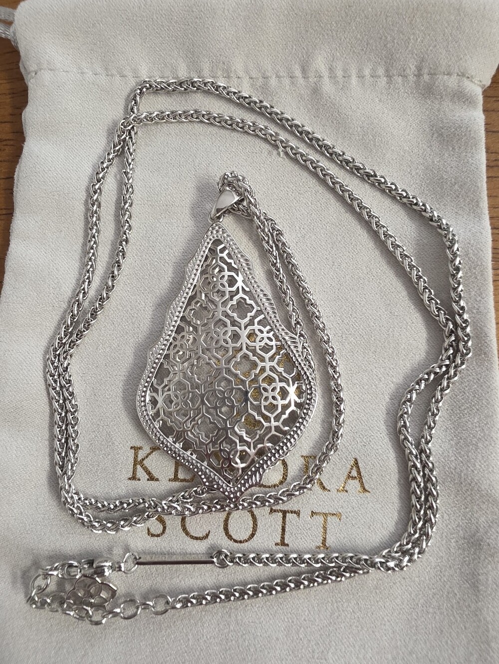 Kendra Scott Silver Aiden Necklace